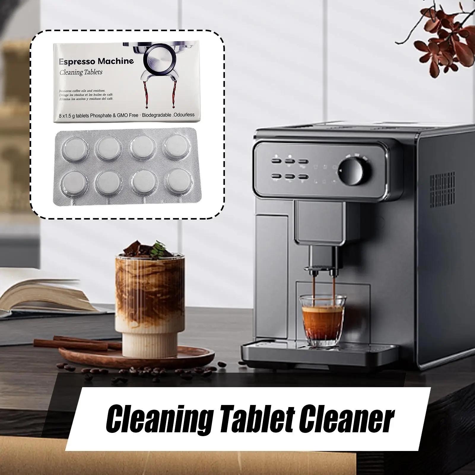 Espresso Machine Cleaning Tabl - Backflush Tablet Cleaner recension och pris