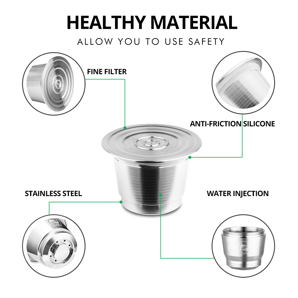 Nespresso Reusable Coffee Caps - Hero Coffee Equipment recension och pris