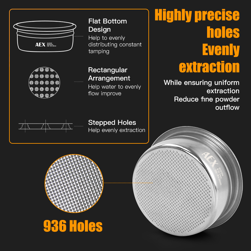 AliKisscafe 58mm Coffee Bottom - Portafilter 58Mm recension och pris