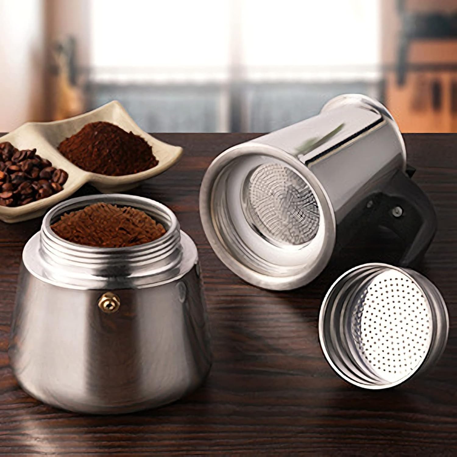 4/6/9 Cups Moka Pot Caffe Mach - Hero Coffee Equipment recension och pris